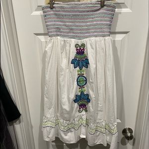 Lane Bryant Embroidered cotton summer dress